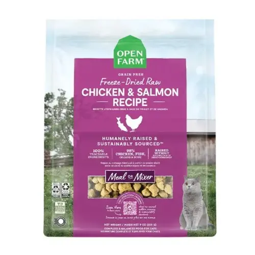 三文魚雞肉乾式貓糧